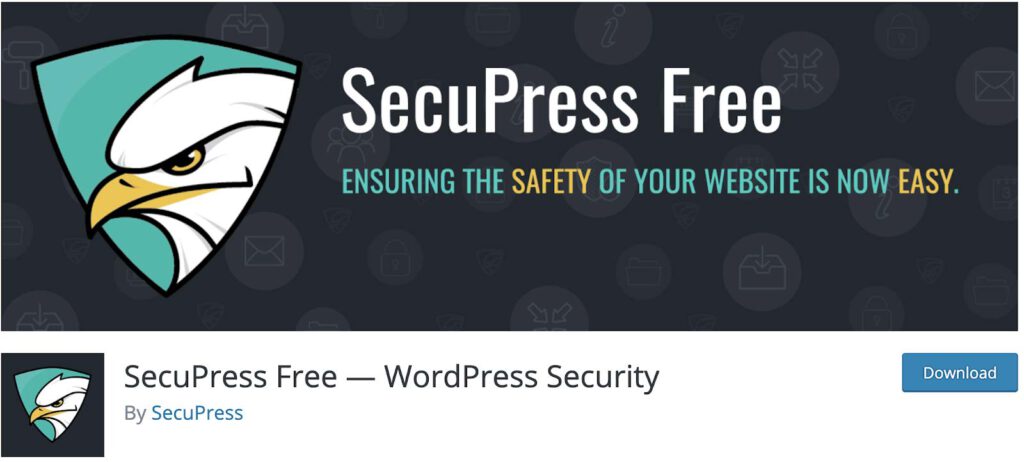 افزونه امنیتی وردپرس Secu-press-free