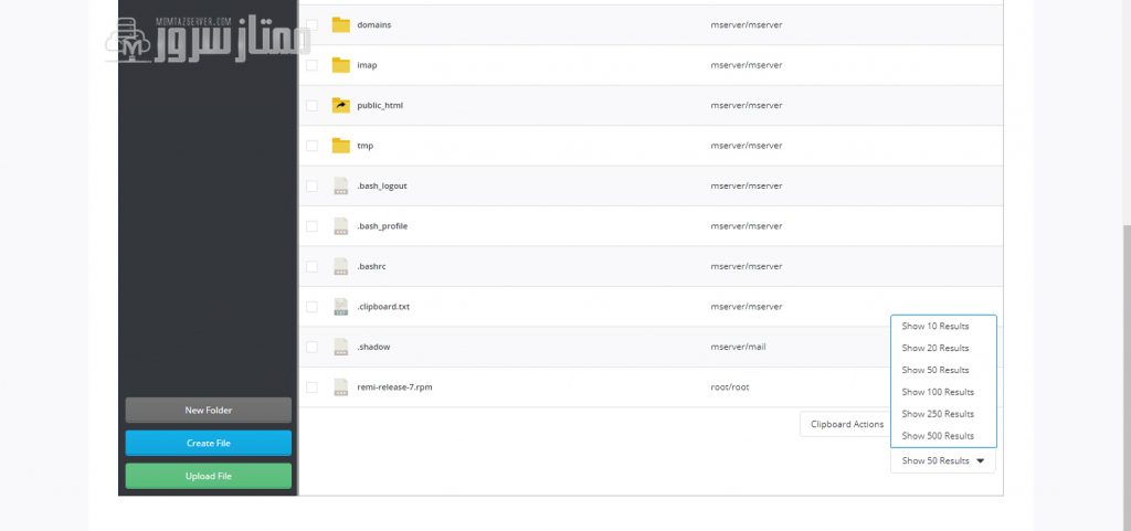 فیلتر نمایش تعداد ستون ها