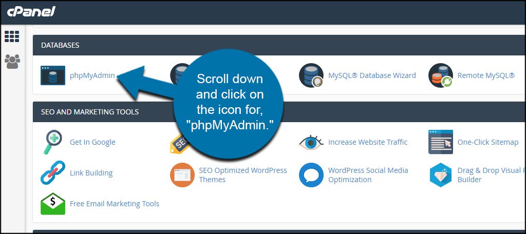 بازیابی پسورد وردپرس - cpanel