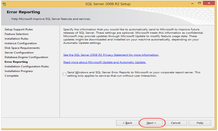 نصب SQL Server 2008