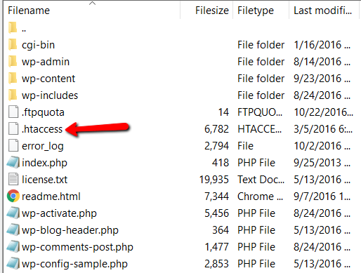 پرونده htaccess