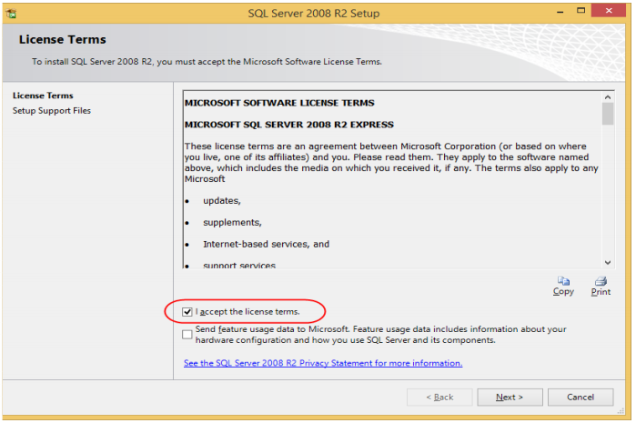 نصب SQL Server 2008