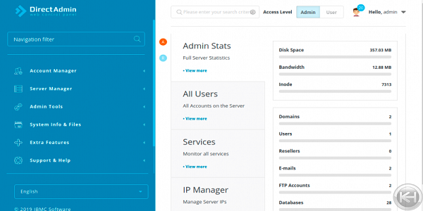 DirectAdmin Hybrid