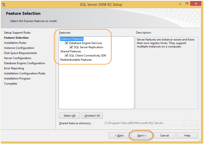 نصب SQL Server 2008