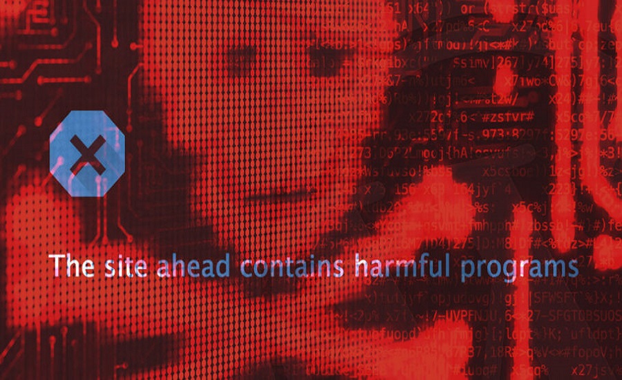 flagged malware website