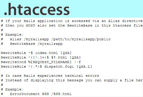 پرونده .htaccess