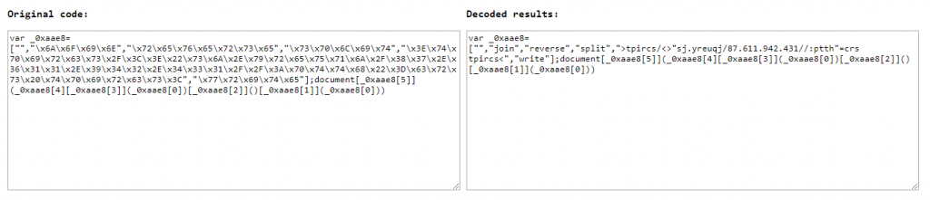 آلوده کردن فایل های JavaScript
