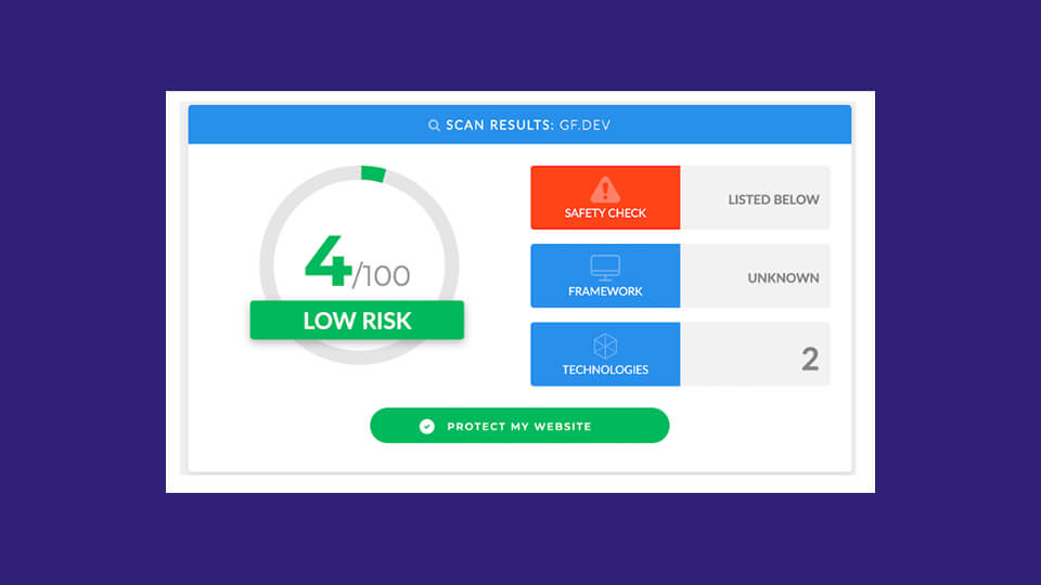 ابزار اسکن سایت SiteGuard