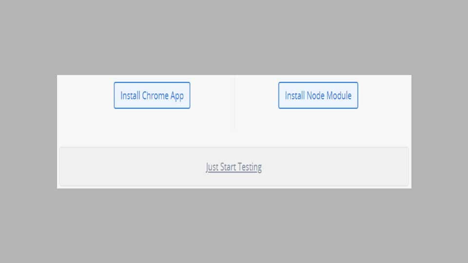 لینک Just Start Testing