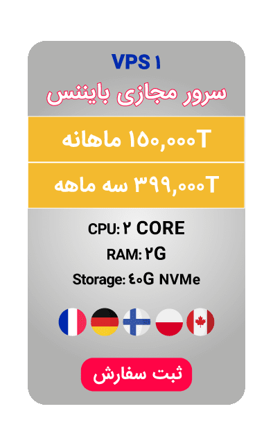 VPS ورود به بایننس
