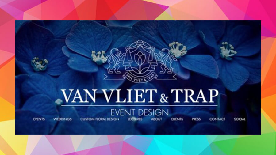 وب سایت Van Vliet & Trap Blue
