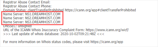 اطلاعات name server