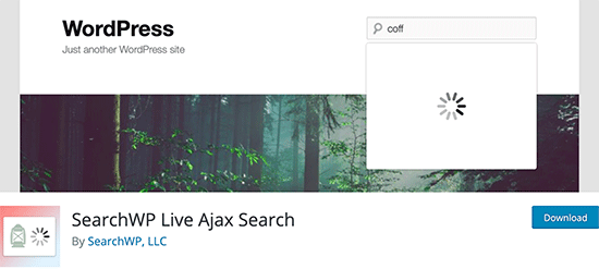 SearchWP Ajax Live پلاگین جستجوی وردپرس