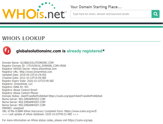 سایت whois.net