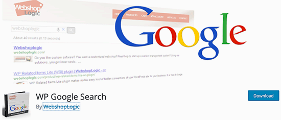 WP Google Search پلاگین جستجوی وردپرس