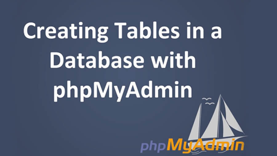 ایجاد جدول phpmyadmin