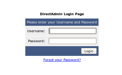 ورود به DirectAdmin