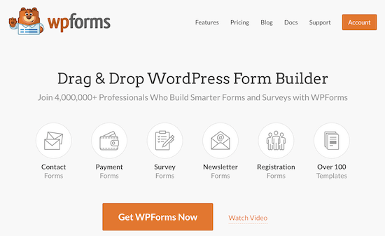 افزونه WPForms 