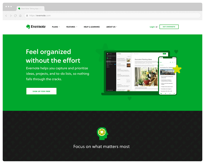 سایت Evernote