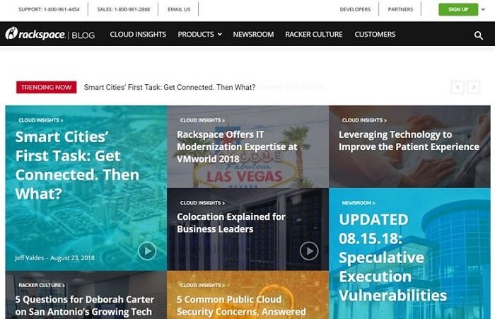 سایت Rackspace Blog