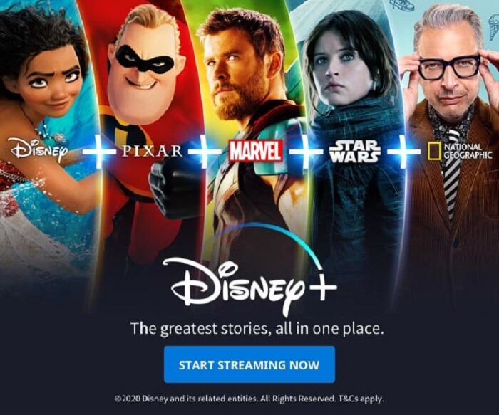 سایت The Walt Disney Company