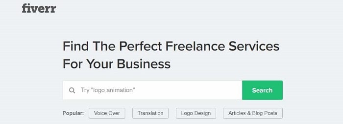 سایت فریلنسری fiverr