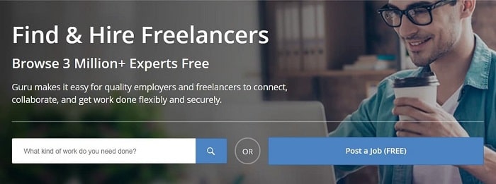 سایت فریلنسری guru