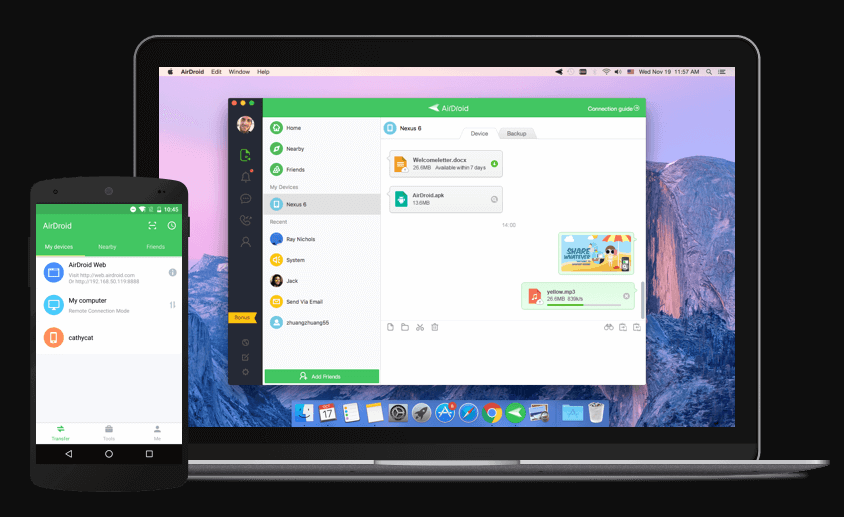 AirDroid جایگزین انی دسک