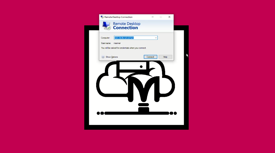 باز کردن remote desktop connection