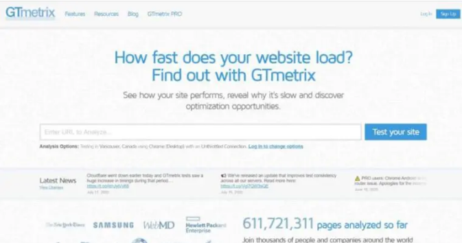 ابزار GTmetrix
