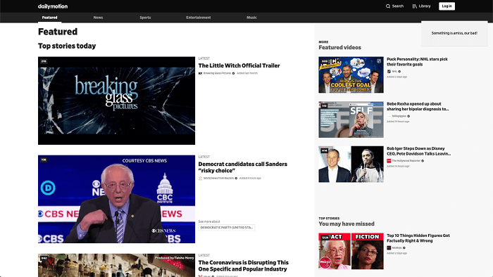 Dailymotion از برترین پلتفرم های میزبانی ویدئو
