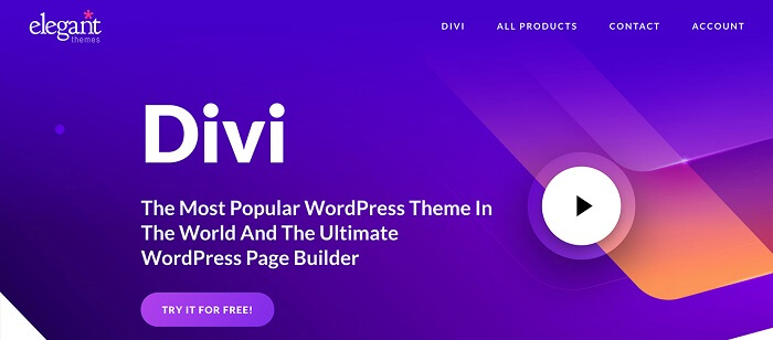 Divi یکی از بهترین قالب های وردپرس 2021