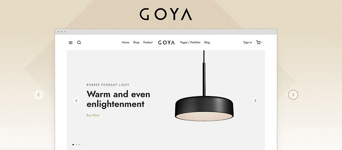 Goya یکی از بهترین قالب های وردپرس 2021