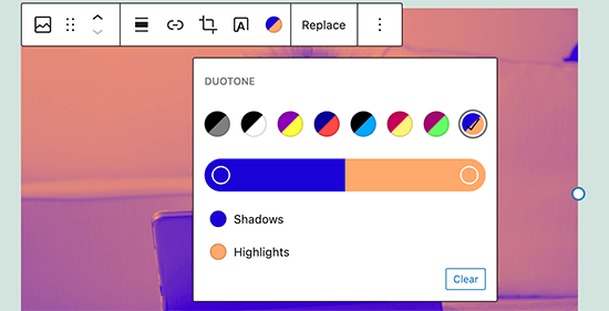 preset ها در وردپرس 5.8