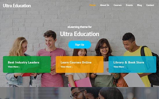 قالب های آموزشی وردپرس - Ultra