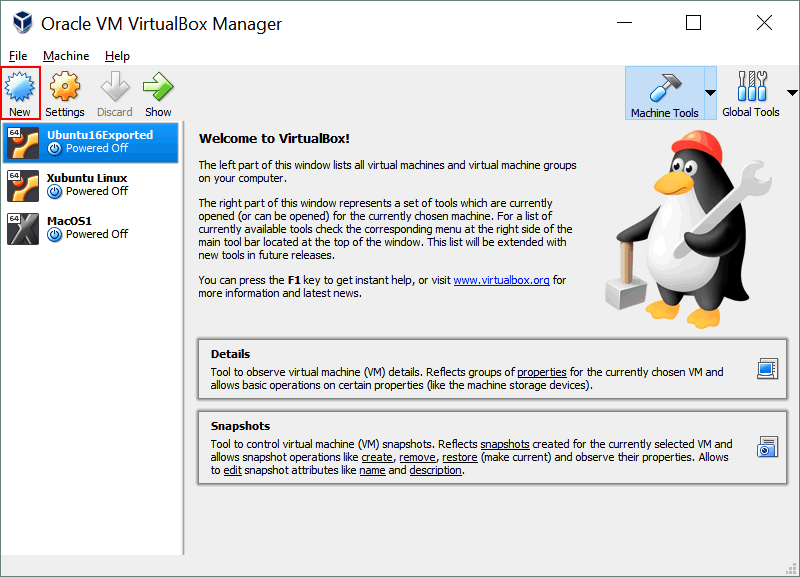 نحوه ایجاد یک ماشین مجازی در virtual box
