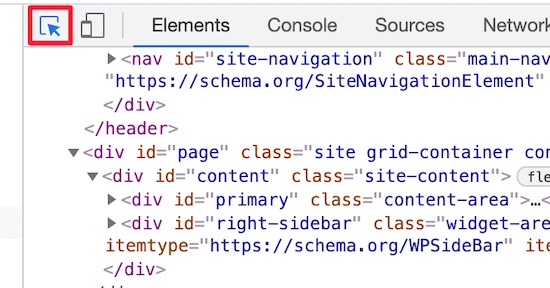 انتخاب نماد Select an element