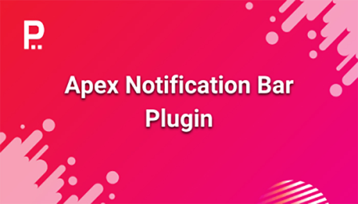 افزونه UX وردپرس، Apex Notification Bar.