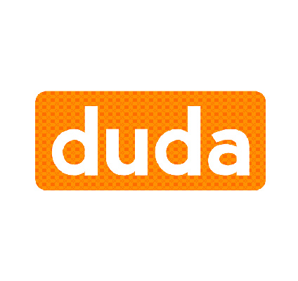 Duda برای طراحی لوگوی سایت وردپرس.