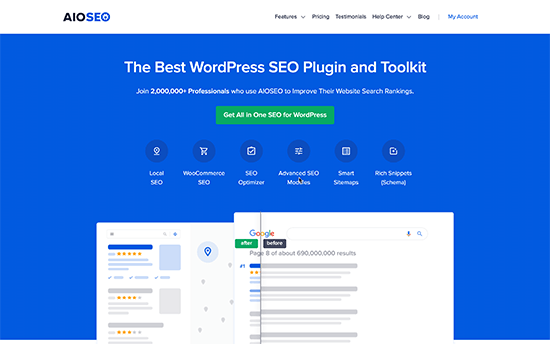 All in One SEO را برای وردپرس نصب کنید - رتبه بندی سریع محتوای جدید