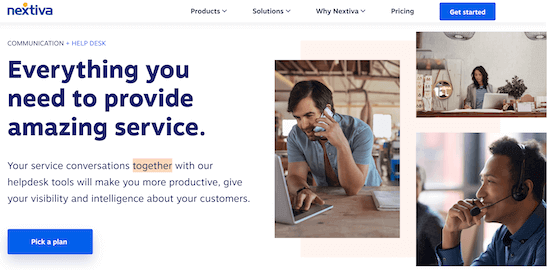 Nextiva -نرم افزار Help Desk و تیکتینگ