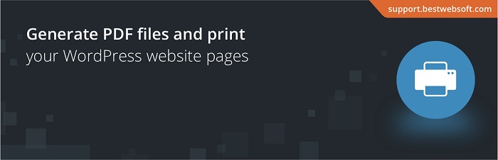افزونه PDF وردپرس Print by BestWebSoft