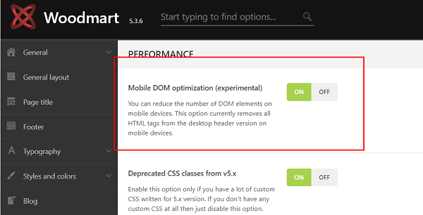 کاهش اندازه HTML DOM موبایل در قالب وودمارت 6.0