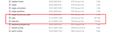 فایل style.css قدیمی قالب وودمارت 6.0
