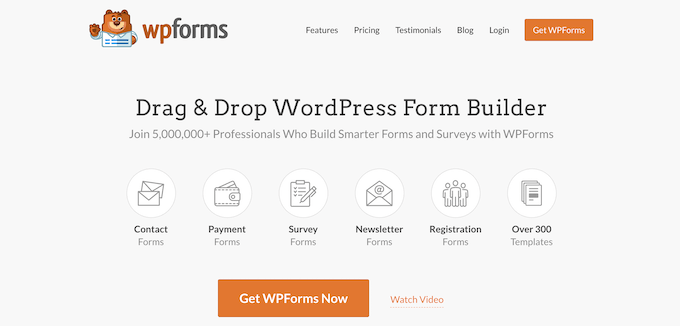افزونه آپلود فایل وردپرس - WPForms