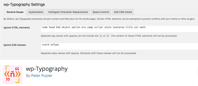 wp-Typography - افزونه تایپوگرافی وردپرس