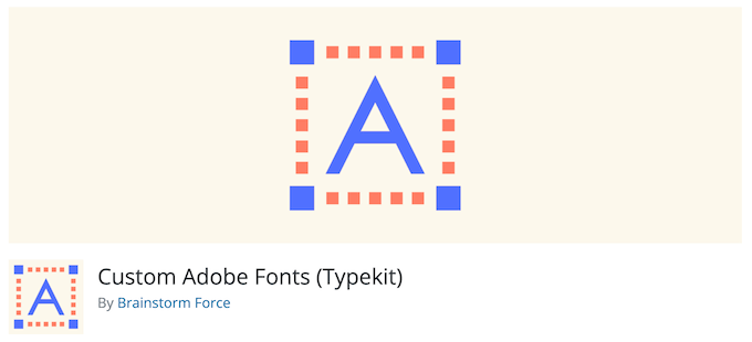 Custom Adobe Fonts - افزونه تایپوگرافی وردپرس