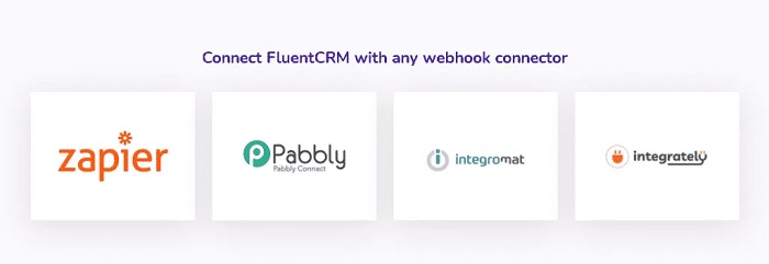 ادغام افزونه Fluent CRM با webhook