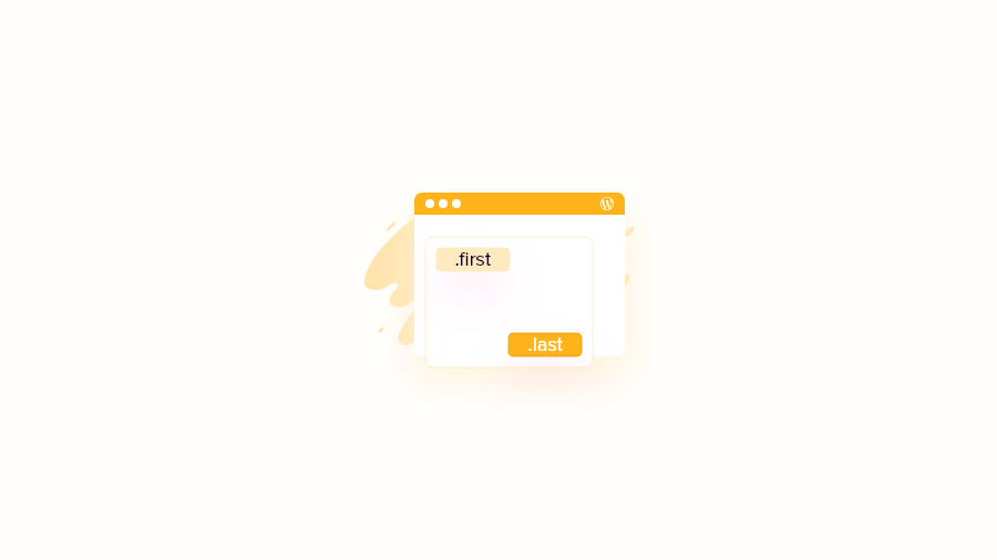 کلاس first و last در CSS