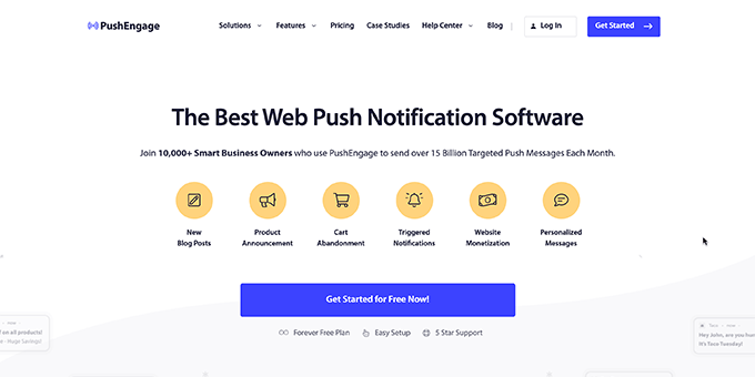 PushEngage که بهترین سرویس پوش نوتیفیکیشن های وب